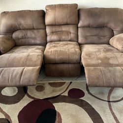 Dual Recliner Massage Couch