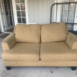 Mustard Yellow Couch - Living Spaces