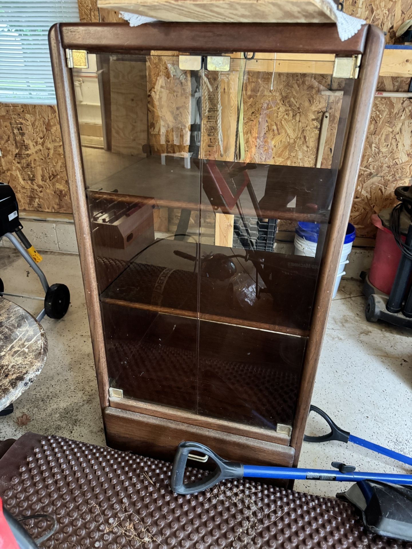 Coffee Table Set, Wood Media Case, Outdoor Chairs, Etc