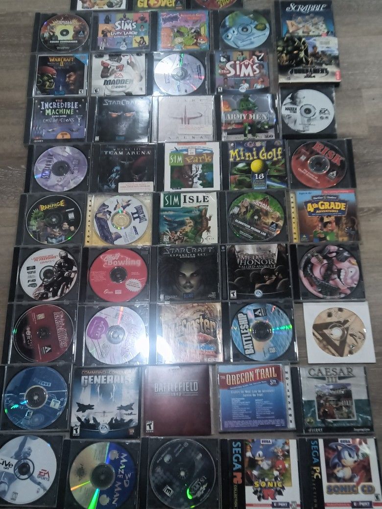 50 PC Games All In Great Condition Delivery Available