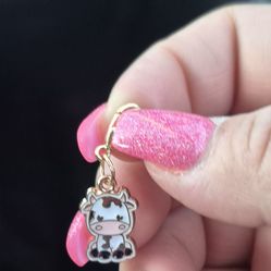 Cute Piggy Zipper Charm ☆ GoldTone Bag Accessory Backpacks, Purse, ALL Zippers!