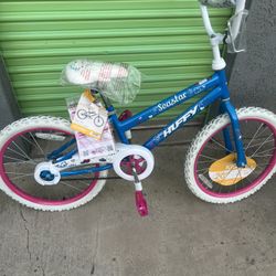 Girls Huffy  Blue Bike