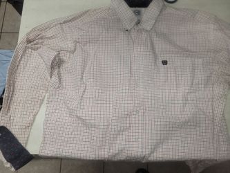 Men's Cinch (button down) Western Dress Shirt (Size L) Large