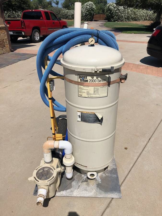 Portable pump & vacuum system for pool or spa