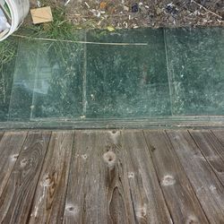 Glass! 1/4" Clear View Deck Railing Glass. $10 A Piece. Various Sizes 