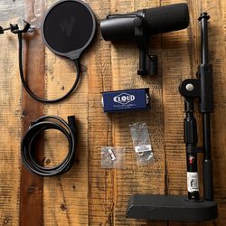 Shure Sm7b Mic Recording Studio Set Microphone And Cloud Lifter Podcast 