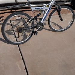 Mountain Bike EXPLOIT Aluminum FV3-26-IN TIRES, 21- SPEED, 21.5 IN FRAME,  REAR RACK