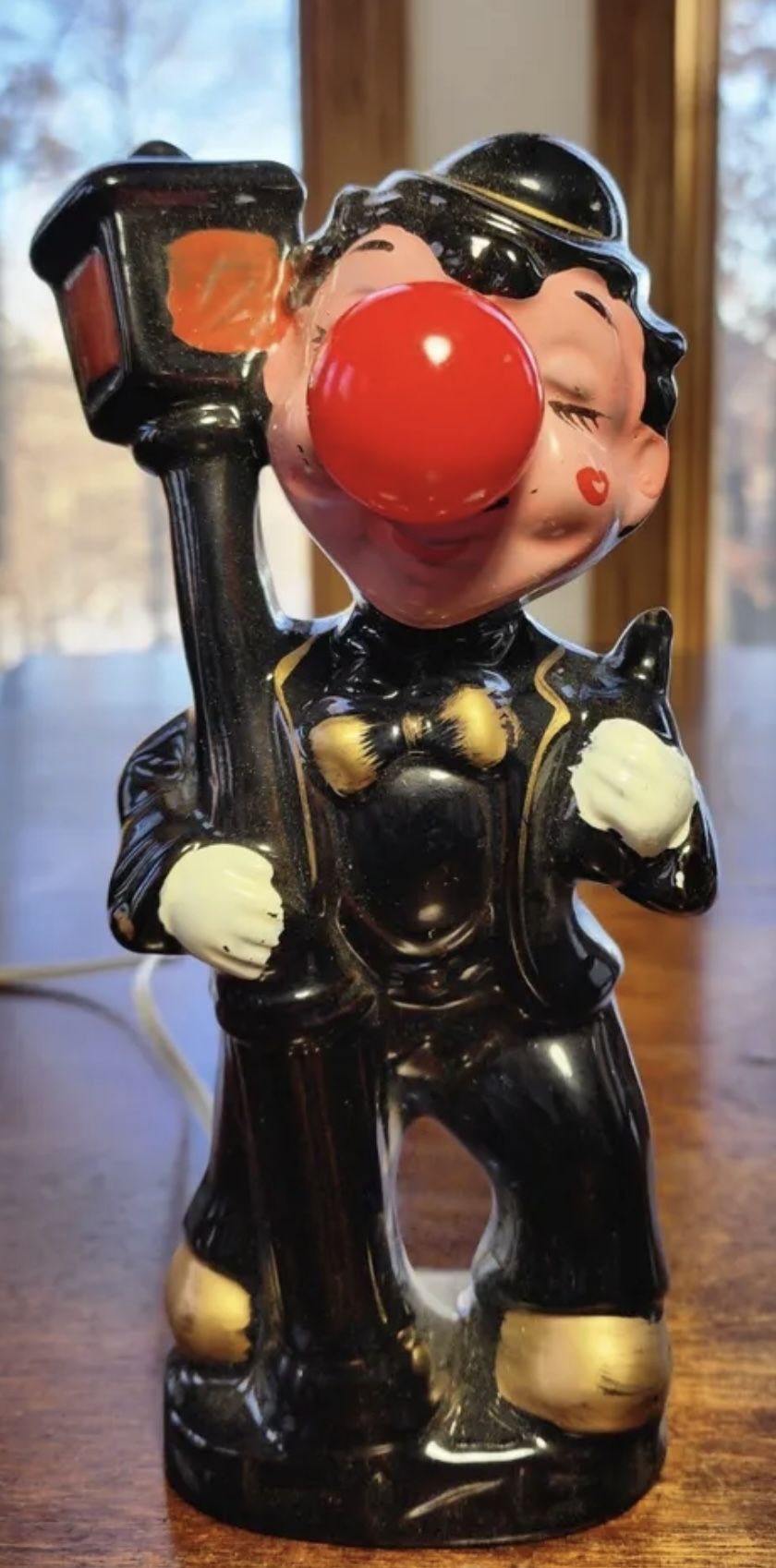 Vintage Drunken Man Lamp