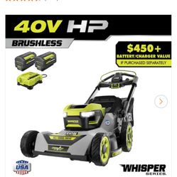 Lawnmower Ryobi AWD. Self propelled New $299 Firm