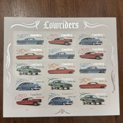 Lowrider stamps USPS sheet of 15