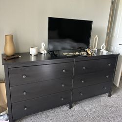 Black Wood Dresser