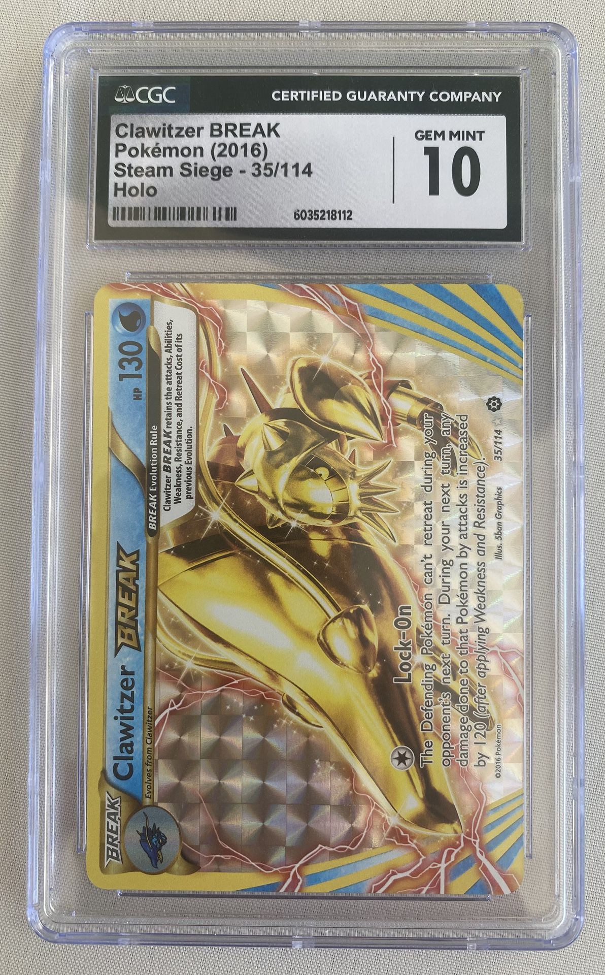 2016 Clawitzer BREAK Gem Mint 10