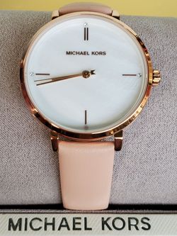 Michael Kors Women's Leather Band Watches ✨️ 5 Colors Available ✨️
