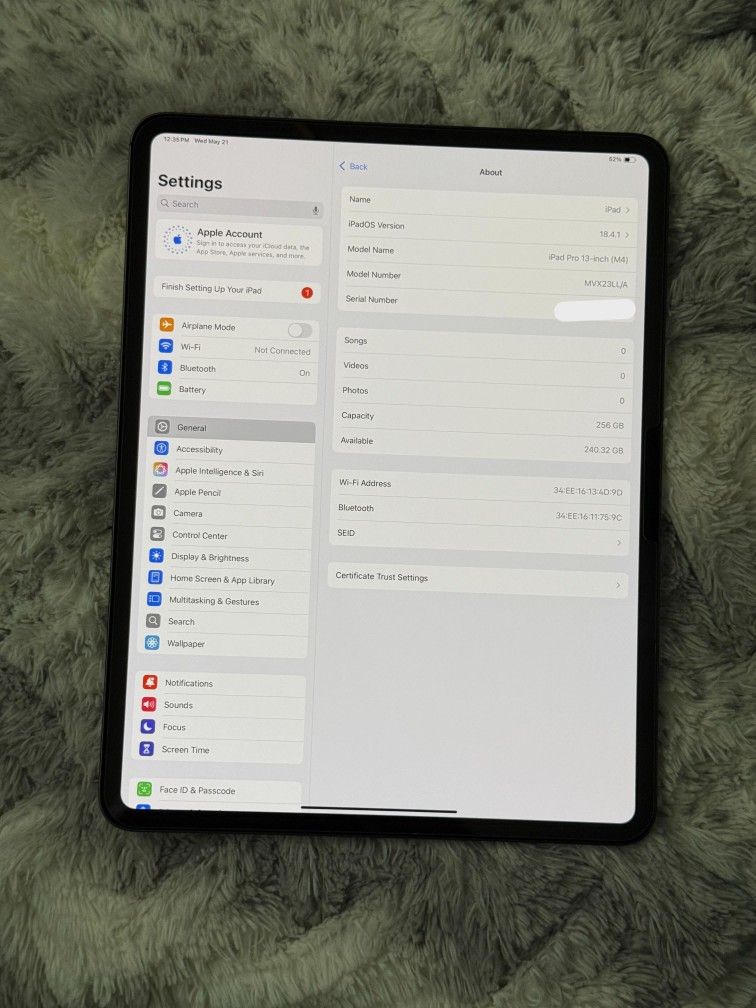 iPad Pro 13-inch (m4) 245GB WiFi
