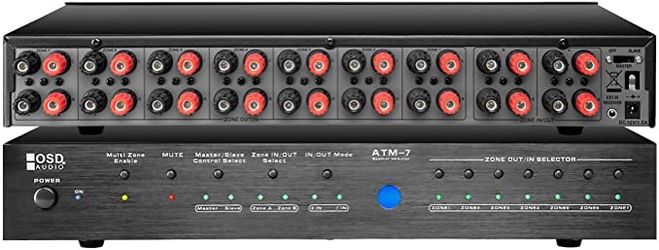 NEW OSD Audio 7-Zone Automatic Speaker Selector - 400W with IR Remote Control - ATM7 | 4831