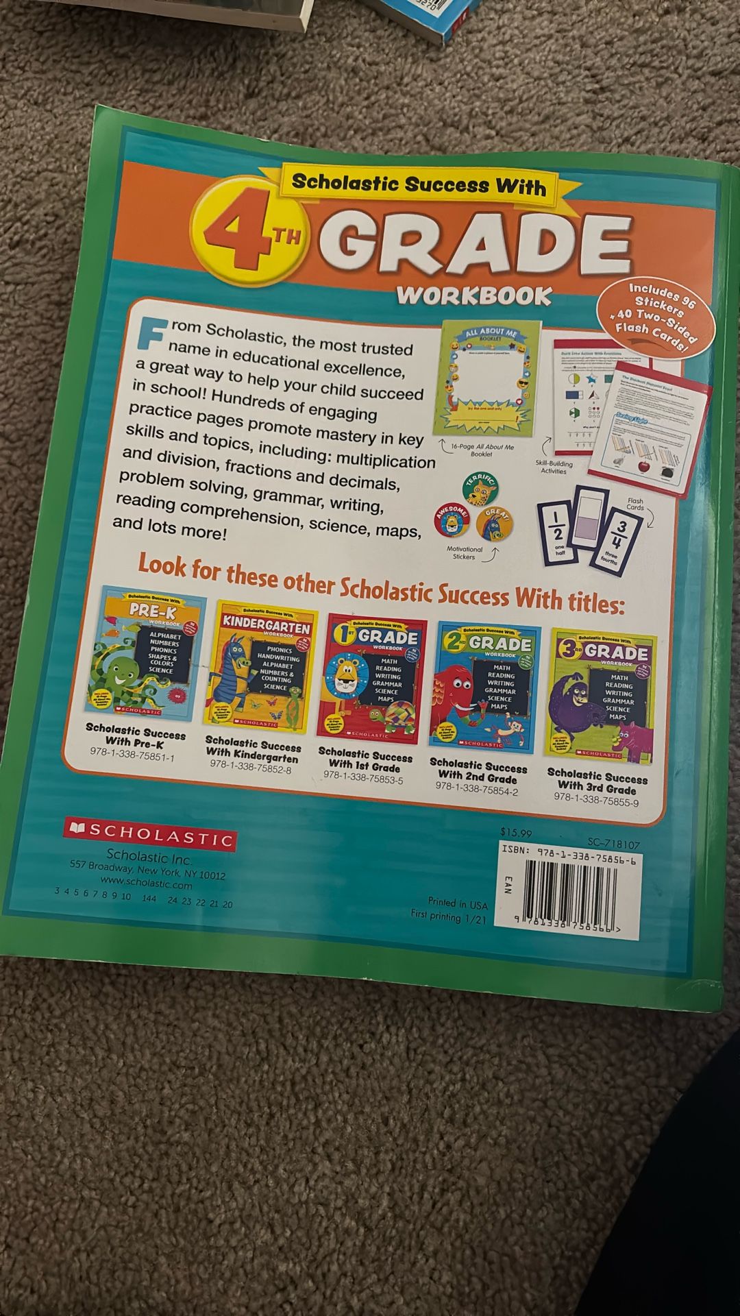 4th Grade Work Book