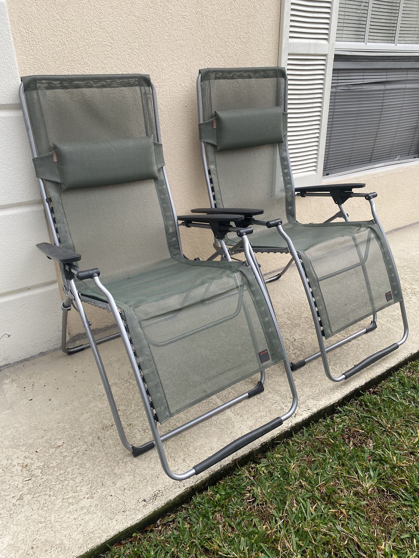 LAFUMA France Zero Gravity Recliner Reclining Chairs Foldable Portable