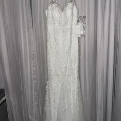 New Wedding Dress Size 4 With Tags