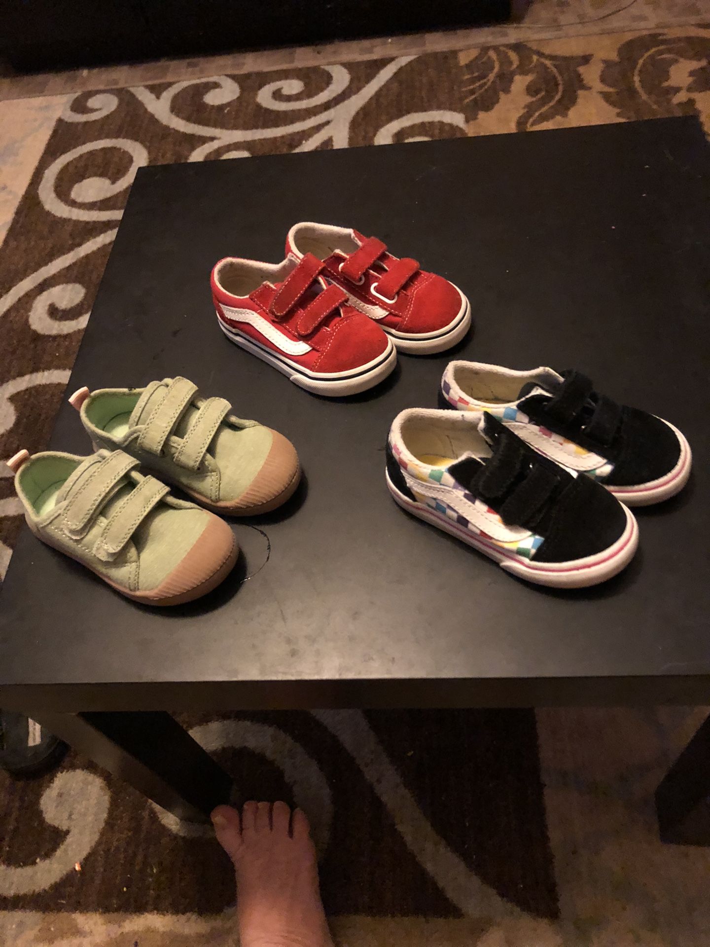 Toddler Vans And Cat & Jack Sz 7