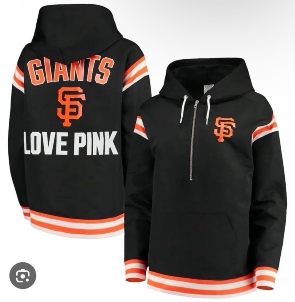 NEW PINK SAN FRANCISCO GIANTS XS JACKET