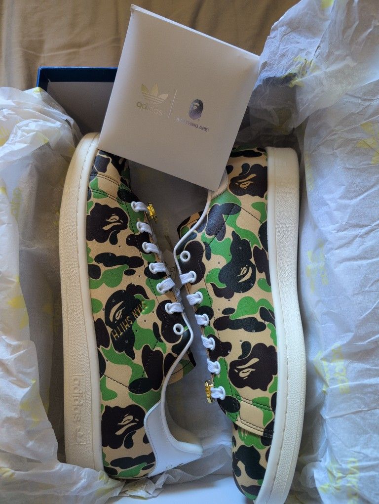 Adidas x BAPE Stan Smith ABC Camo