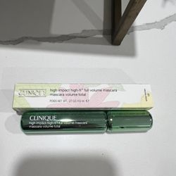 CLINIQUE High Impact Hi-Fi Full Volume Mascara   Shade: Black 01  FULL SIZE (.27 oz)  BRAND NEW  NO BOX  100% Authentic  