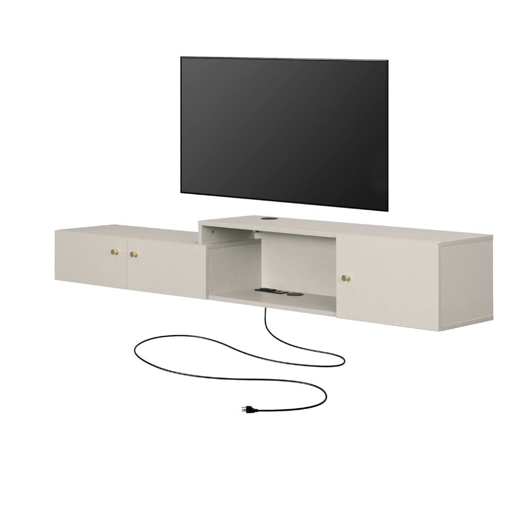 TV Stand TV Shelf w/ LEDS