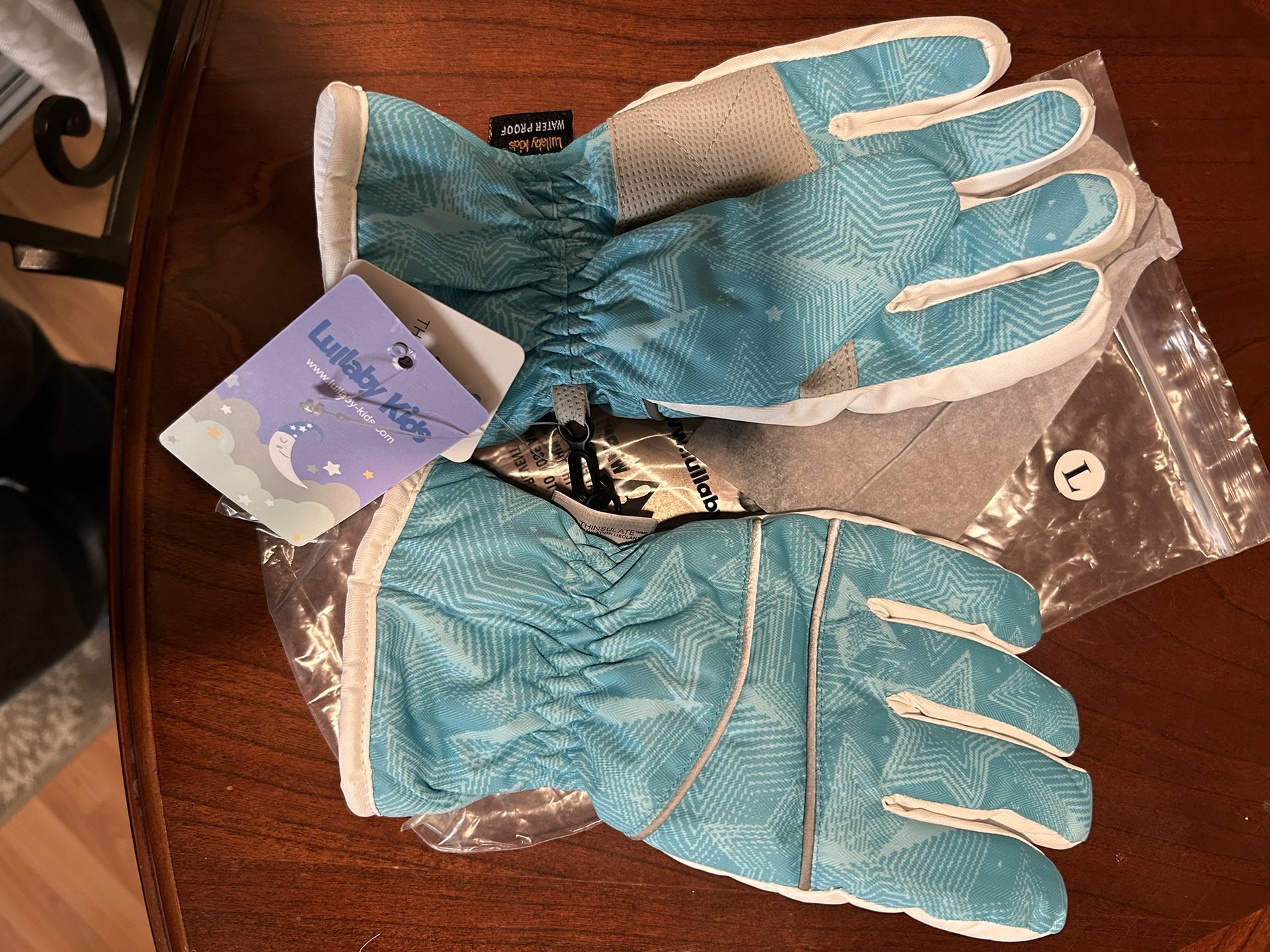 Lullaby Kids Large Waterproof Snow Gloves