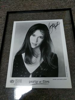 Autographed Jennifer Love Hewitt framed picture