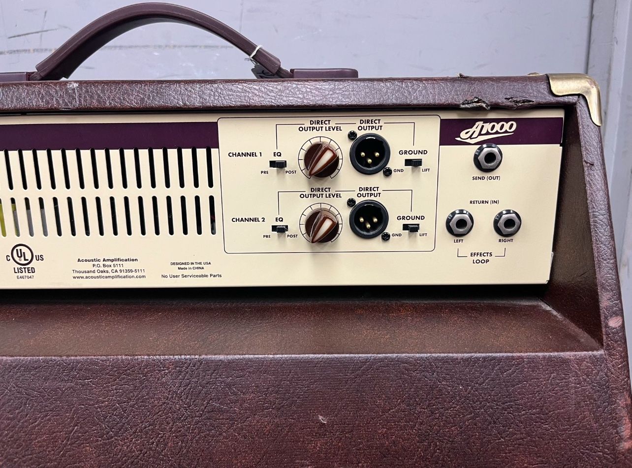 Amplificador Speaker Acoustic A1000 – Potencia y Calidad para tu Guitarra Acústica