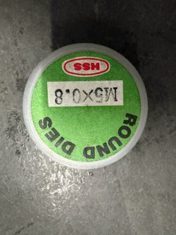 m5 x .8 alfa tools HSS metric die
