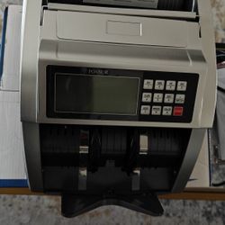 Money Counter Machine with Value Bill Count, Cash Counter for Dollar, Euro 