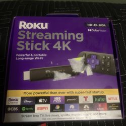 Brand New Roku Streaming Stick 4k. Free Delivery In Hemet Only