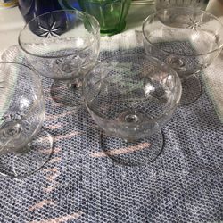 Vintage brandy, sniffers