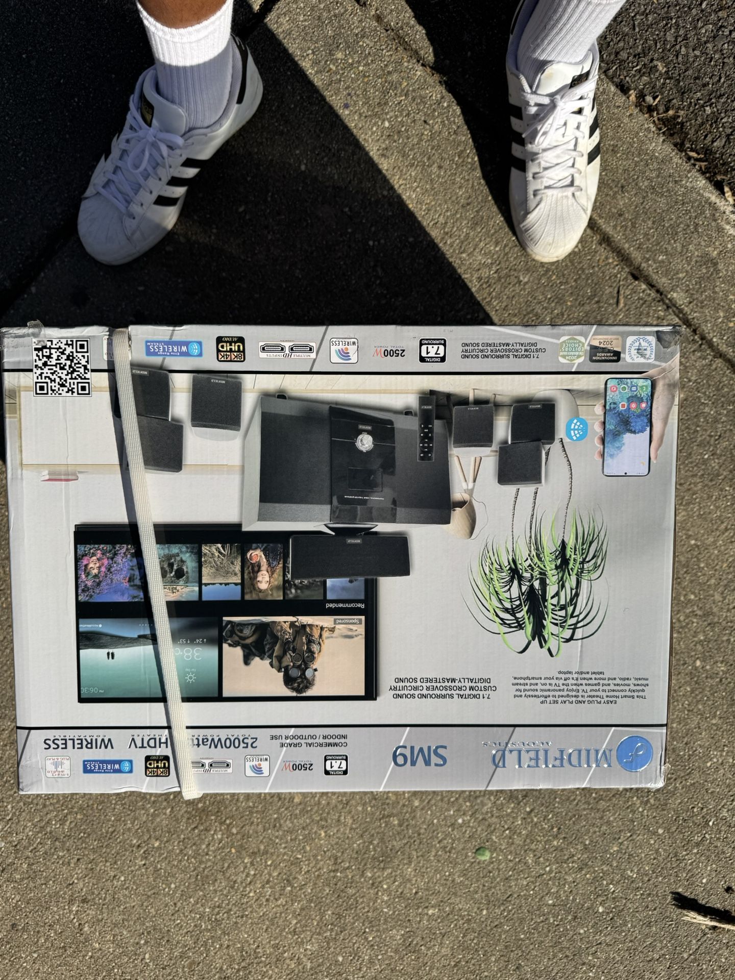 Midfield SM9 2500 Watts 7.1 Wireless Surround Sound system