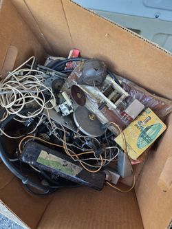 Box of vintage stuff