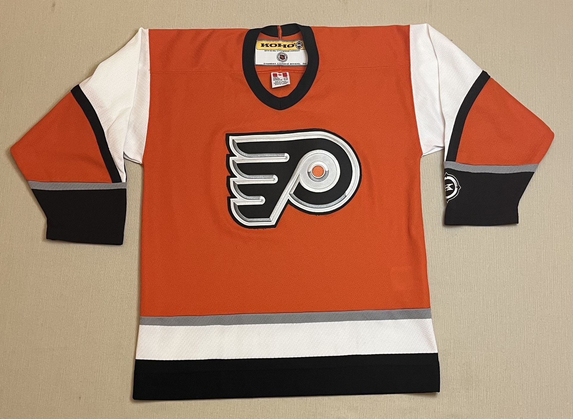 Vintage 90s Koho Philadelphia Flyers Jersey Hockey - Size Youth L/XL - NHL -