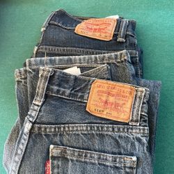Levis 511 Size 12 and Levis 514 Size 8