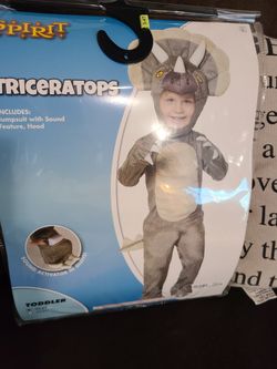 3t-4t Triceratops Halloween Costume From Spirit Store