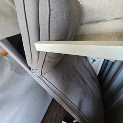 GREY FOLD DOWN RECLINER /DAYBED