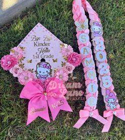 Graduation cap and lei bundle