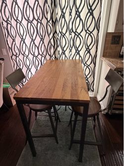 West Elm Pub Table  & Chairs