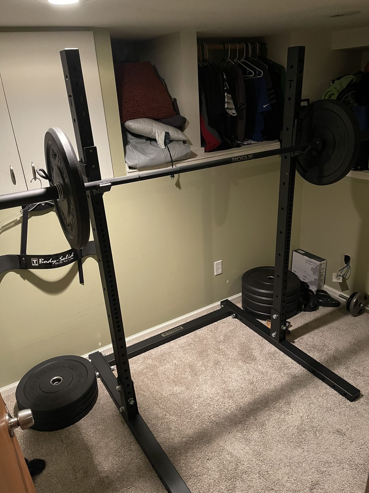 Rouge Ohio Power Barbell & 2 Collars