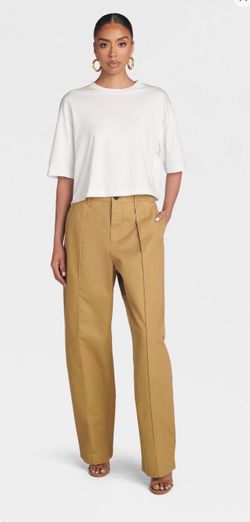 KBB by KAHLANA Women's 'The Barrel Wide Leg Pleaded Trousers