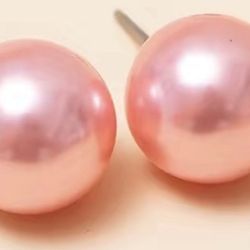 Large 3 Carat Pearl Earrings Five Dollars Each Six Pairs Left