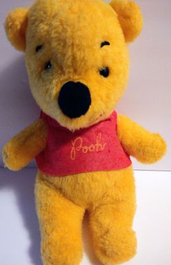 Vintage Winnie The Pooh  ( Sears Gund) large Plush Bear 1965