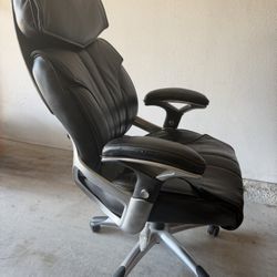 Black Leather Office Chair