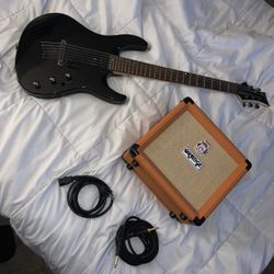 Mitchell’s Guitar & Orange Amplifier 