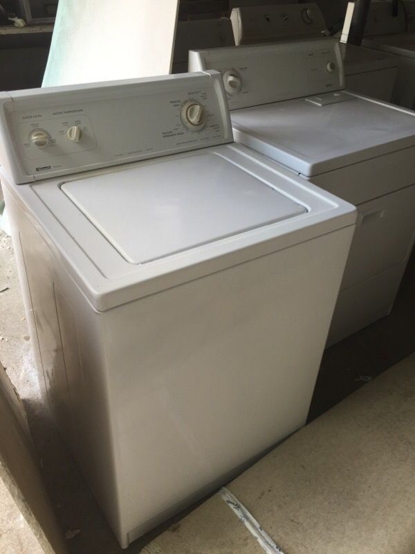 Kenmore Super Capacity Washer Dryer Set