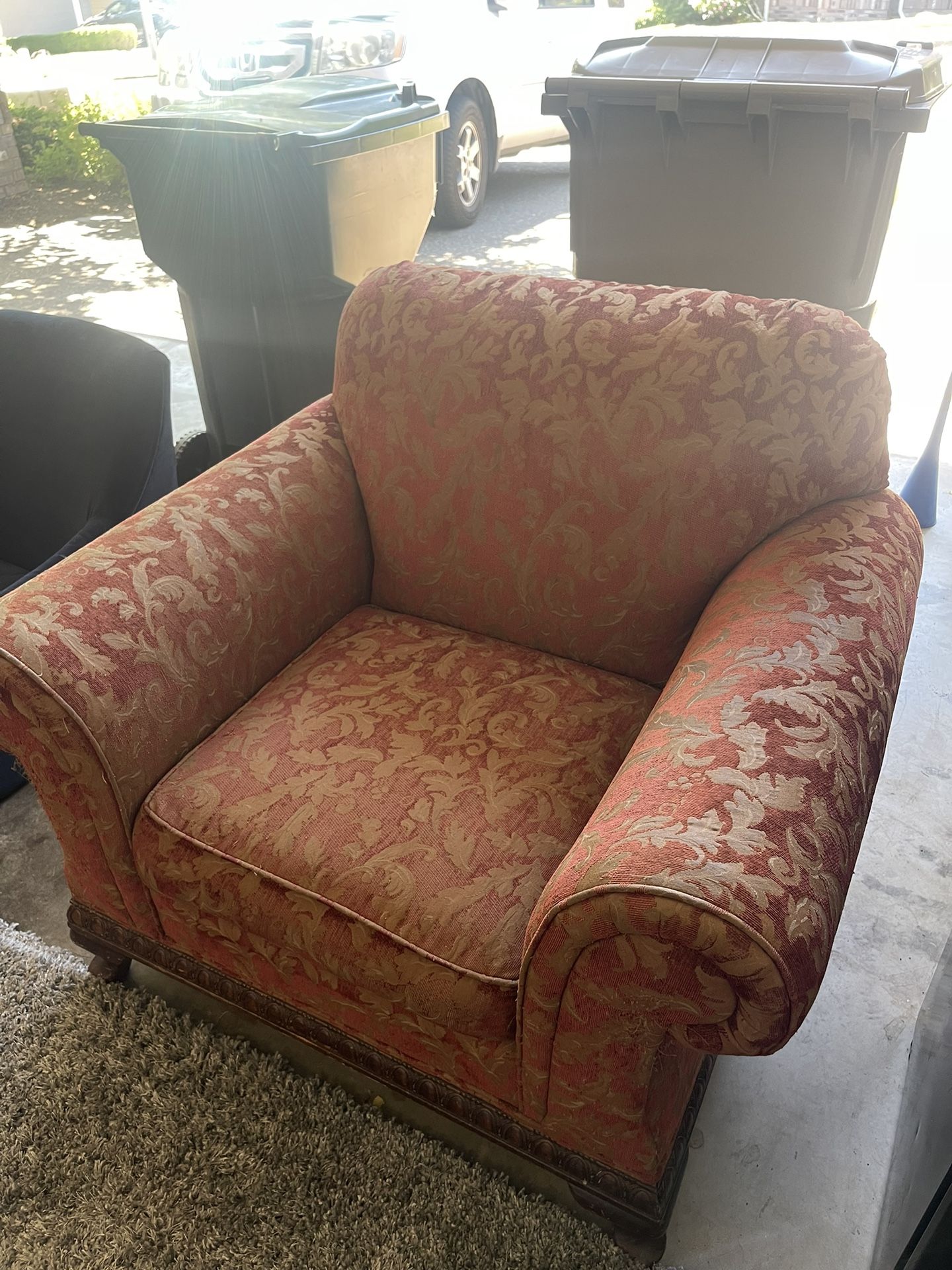 Large Red Chair